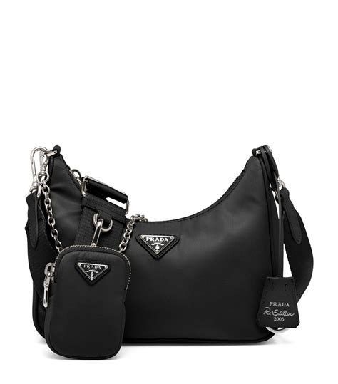 prada nylon shoulder bag 2005